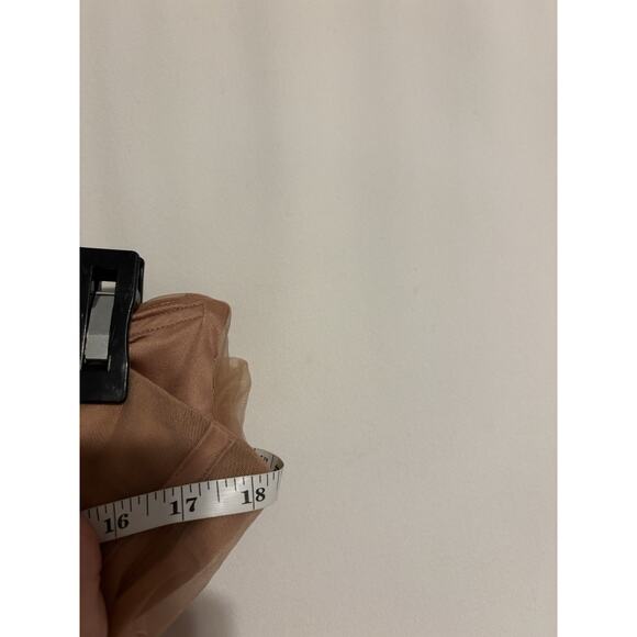 House of CB Pink Blush Mesh Dress Large Mini Bodycon Strapless Corest Bustier - Picture 8 of 12